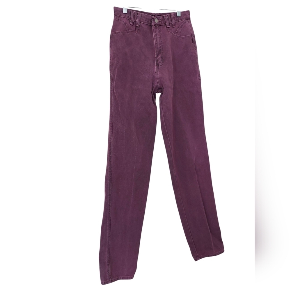 Wrangler Silverlake Purple Straight-Leg Jeans